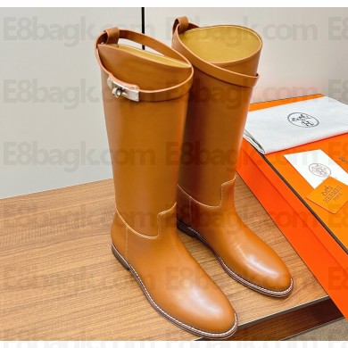 Hermes Jumping boots in calfskin Brown 2024