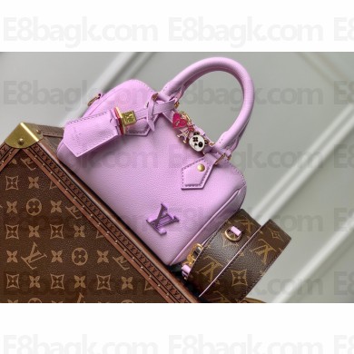 Louis Vuitton Speedy 18 Bandoulière Bag M24598 Leather Lilac 2024