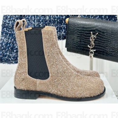 Loewe Campo Chelsea boot in brushed suede Khaki 2024
