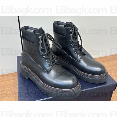Prada Leather and Re-Nylon booties 1T704N Black 2024