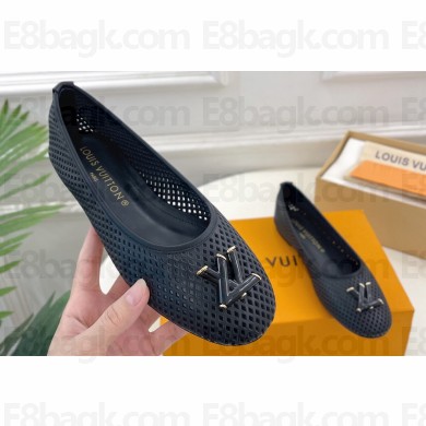 Louis Vuitton Shake Flat Ballerinas Perforated calf leather Black 2024