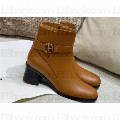 Hermes Heel 6cm Jill 60 ankle boots in calfskin Brown 2024