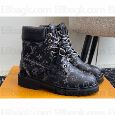 Louis Vuitton LV x Timberland 6-In High End Ankle Boots Black 2024