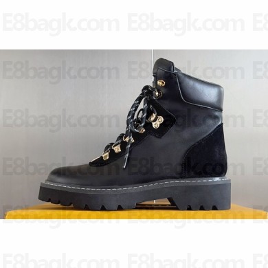 Louis Vuitton Territory Flat Ranger Ankle Boots 1ACIBR Black 2024