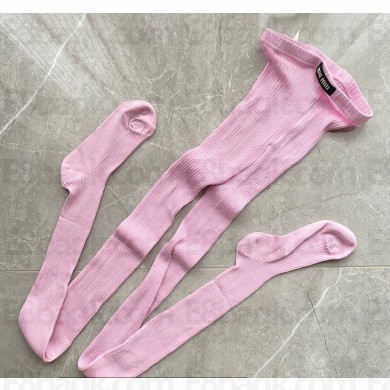 Miu Miu Ribbed knit Cotton tights MCZ480 02 2024