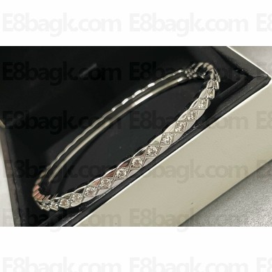 Chanel Coco Crush Bracelet White Gold with All diamonds 2024