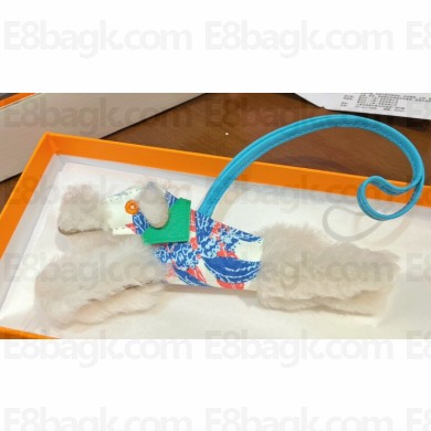 Hermes Budy charm in wool and lambskin 04 2024