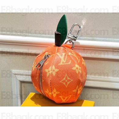 Louis Vuitton Orange Pouch Bag Charm M81245 Monogram coated canvas 2024