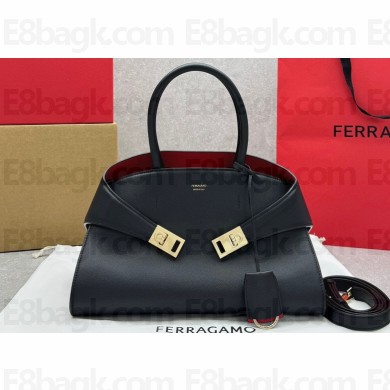 Ferragamo Hug handbag (S) Black/Red