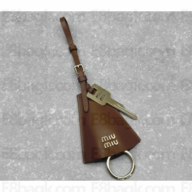 Miu Miu Leather trick 5TL514 Cognac 2024