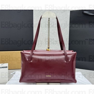 Jil Sander Goji Pillow Small Bag Red