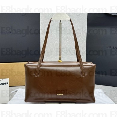 Jil Sander Goji Pillow Small Bag Brown