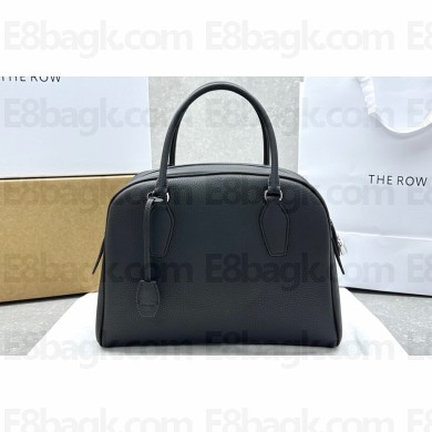 The Row India 12 leather tote bag Dark Gray