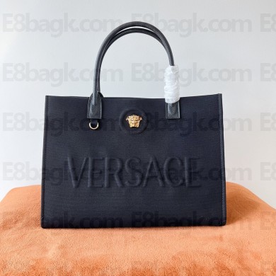 versace La Medusa Large Tote Bag black 2023