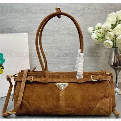 Prada Medium suede  handbag 1BA426 2024