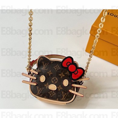 Louis Vuitton Mini Hello Kitten Bags leather brown 2024