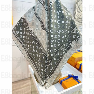 LOUIS VUITTON Denimgram confidential Square 90 gray 2025