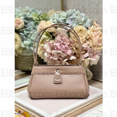 dior small key bag in pink Box Calfskin 2023
