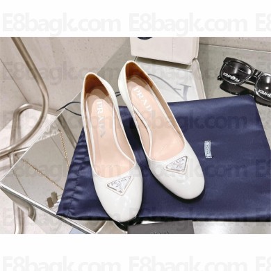 Prada Patent leather pumps white 1I160N 2023