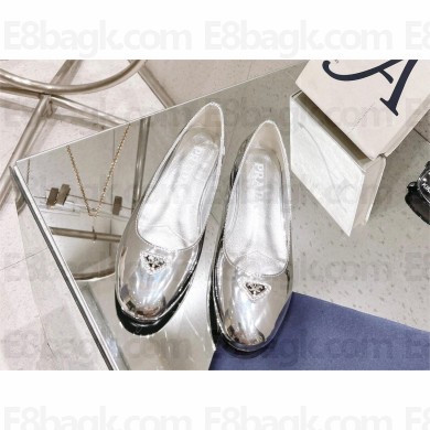 Prada Patent leather ballerinas SILVER 1F200N 2023