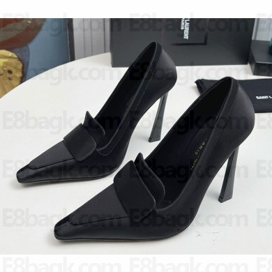 Saint Laurent kayla 110 silk pumps black 2024