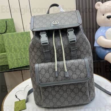 GUCCI Ophidia small GG backpack IN gray GG Supreme canvas 792114 2024