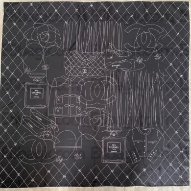 Chanel SILK SQUARE Scarf 90x90cm 09 2023