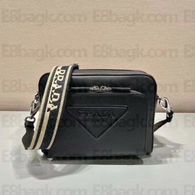 Prada Saffiano Leather shoulder Bag 2VH152 black 2024