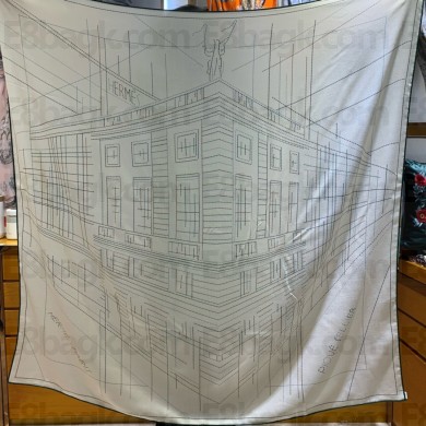 Hermes CASHMERE SHAWL 41 2024 FW(TOP QUALITY)
