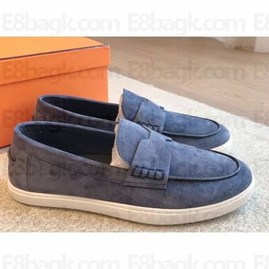 Hermes Guillaume women/men suede leather loafers 1029-02 2024