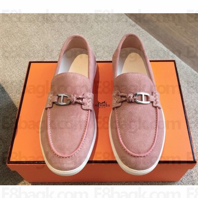 Hermes Job women/men suede leather loafers 1029-05 2024