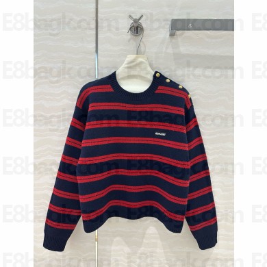 MIU MIU shetland wool crew-neck sweater 2025