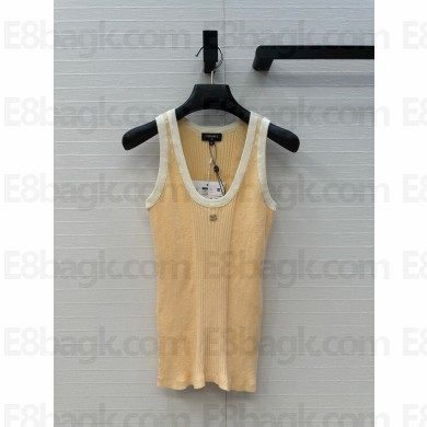 CHANEL Cotton Light Orange & White P78618 2025