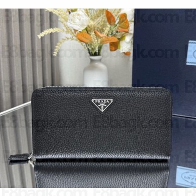 Prada Leather wallet 2ML317 black 2024