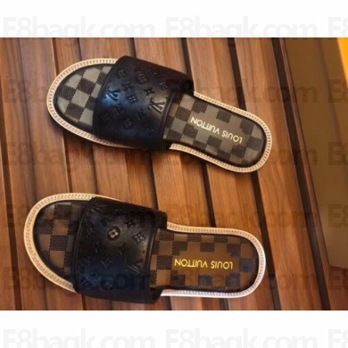  louis vuitton damier graphite men's slides 01