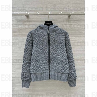 LOUIS VUITTON GRAY Monogram Toweling Hoodie 2024