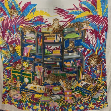 Hermes Cashmere Silk Scarf 140x140cm 66 2022