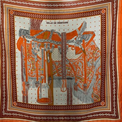Hermes Cashmere Silk Scarf 140x140cm 67 2022