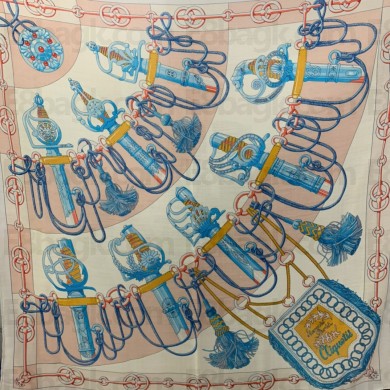 Hermes Cashmere Silk Scarf 100x100cm 01 2022
