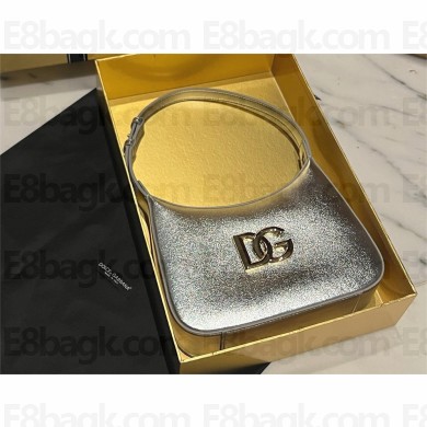 Dolce & Gabbana 3.5 shoulder bag in calfskin silver 2024