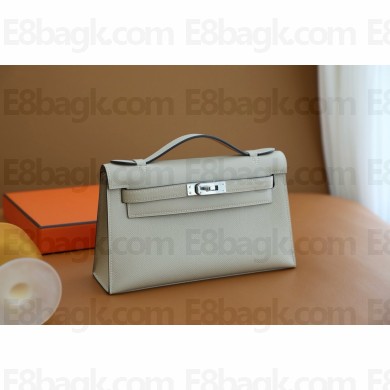 Hermès mini Kelly Pochette in epsom leather trench(full handmade)