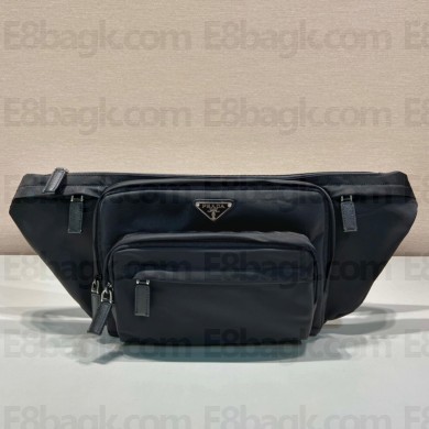 Prada nylon pouch with triangular logo 2VL003 2023