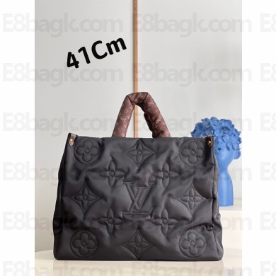 Louis Vuitton OnTheGo GM Tote Bag Econyl M59005 Black 2021