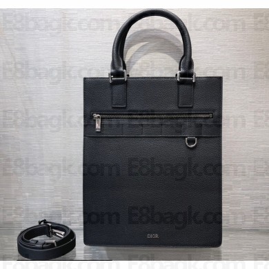 Dior Black Grained Calfskin Safari tote Bag 2022