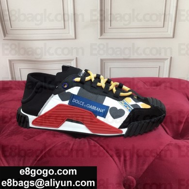 Dolce & Gabbana NS1 women’s Slip On Sneakers In Mixed Materials 2021 43