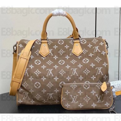 Louis vuitton Monogram leather Speedy P9 Bandoulière 40 M24431 2024