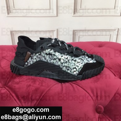 Dolce & Gabbana NS1 women’s Slip On Sneakers In Mixed Materials 2021 47