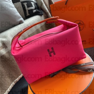 Hermès Bride-A-Brac bag in large size fuchsia pink
