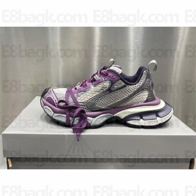 Balenciaga 3XL Sneaker in purple and grey mesh and polyurethane 2024