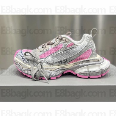 Balenciaga 3XL Sneaker in white, grey and pink mesh and polyurethane 2024